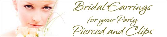 clip earrings for brides