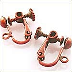 antique copper clip parts