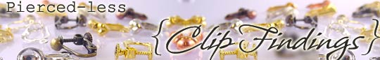 clip findings for earrings