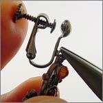 Gunmetal clip findings parts
