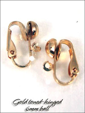 Clip Earrings Findings: Silver/Gold Tone | 3 pairs