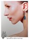 Clip On Earrings: Kyanite & Silver Design