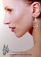 Romantic In Pink Clip Earrings