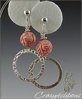 Hoops & roses Non-pierced Clip Earrings