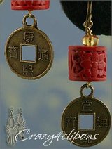 Chinese New Year coins- Pierced & Non-pierced Earrings