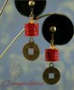 Chinese New Year coins- Pierced & Non-pierced Earrings