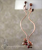 Sleek Swirls Long Clip Earrings - Crazy4clipons