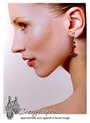Fancy Beaded Clip Earrings - Avail as Pierced too