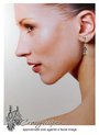 Pearls & Swarovski Crystals Clip On Earrings