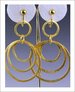 Clip On Earrings: Bold Vermeil Gold Hoops