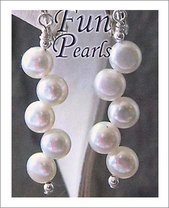 Clip Earrings: Unique Zigzag Pearls