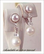 Clip Earrings: Elegant, Classic Pearls