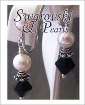 Swarovski Crystals & Pearls Clip Styled Earrings