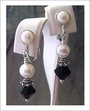 Swarovski Crystals & Pearls Clip Styled Earrings