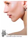 Long Sexy Black Onyx Clip Earrings