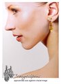 Swirly Caramel Candy-lk Clip Earrings