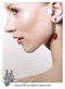 Clip Earrings: Cinnabar & Turquoise Stones