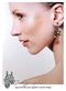 Clip Earrings: Autumn Flowers