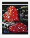 Clip On Earrings: Red Polka Dot Hearts Teen - Pierced Too