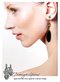 Clip Earrings with Wood And Unakite