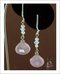 Pink & Pearls Clip On Earrings