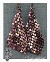 Dramatic Mesh Dangling Clip Earrings
