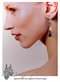 Touch Of Silver & Garnet Clip Earrings