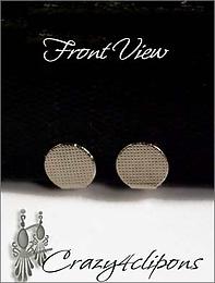 9mm Front Pad Paddle Back Clip Earrings Parts