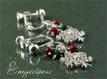 Baby its cold outside snowflakes - Pierced & Clip Earrings