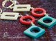 Colorful Dangling summer clip on earrings