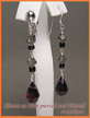 Elegant chardonay-wine drop earrings