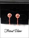 Copper toned Clip on earrings Closures