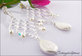 Enchanted Bridal Waterfall earrings
