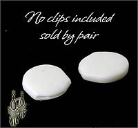 Pillows For Paddle-back Clip Earrings - 3 Pairs