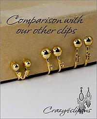 Mini/petite Gold Hinged Clips - For Adults Only