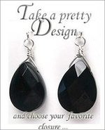 Elegant Black Onyx Clip On Earrings