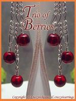 Flirty Dangling berry Earrings