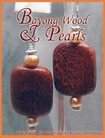 Bayong wood & Pearls earrings
