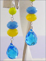 California Sunset Beach earrings
