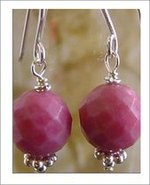 Clip On Earrings: Small Semi-precious Stones
