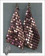 Dramatic Mesh Dangling Clip Earrings