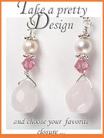 Quartz Swarovski Dainty Earrings