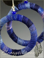 Denim Large Hoops - Teen, Pierced & Clip Earrings