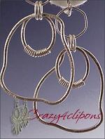 Free from Sterling silver clip earrings
