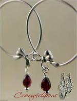 Gifted Hoops: clip on earrings - avail as pierced too