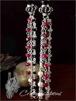 Gem's Party Clip Earrings or Pierced