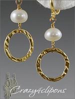 Little Gold hoops - Pierced & Clip Earrings
