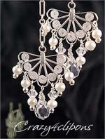 Nuve de Perlas Bridal - Pierced & Clip Earrings