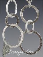Dancing Silver Hoop