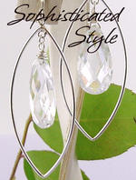 Sparking Wedding earrings